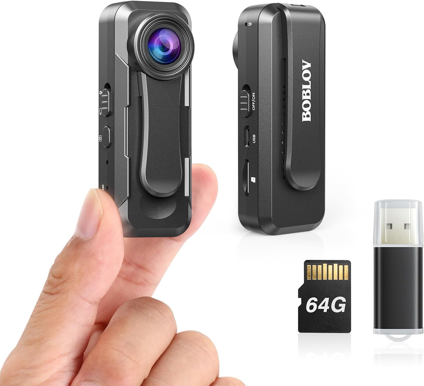 Photography Date - BOBLOV W1 Body Camera 1080P HD