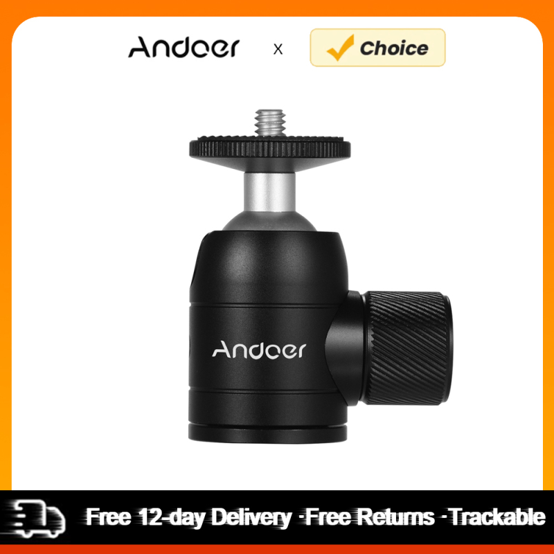 Fluid Head Tripod - Andoer kepala bola Tripod 360 derajat,