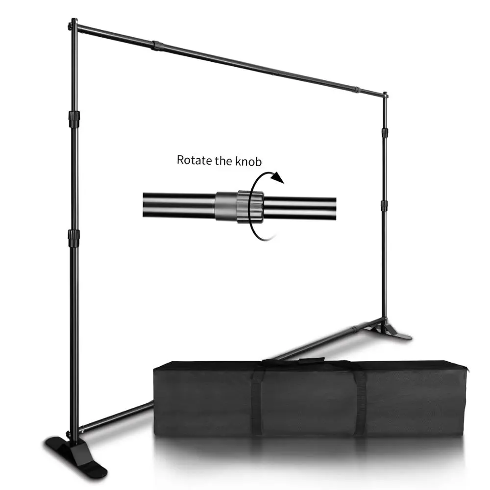 Photography Backdrop Muslin - SH Sistem Pendukung latar belakang, tiang