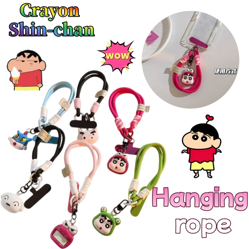 Camera Wrist Strap - Crayon Shin-chan Shiro Crocodile Boneka Plush