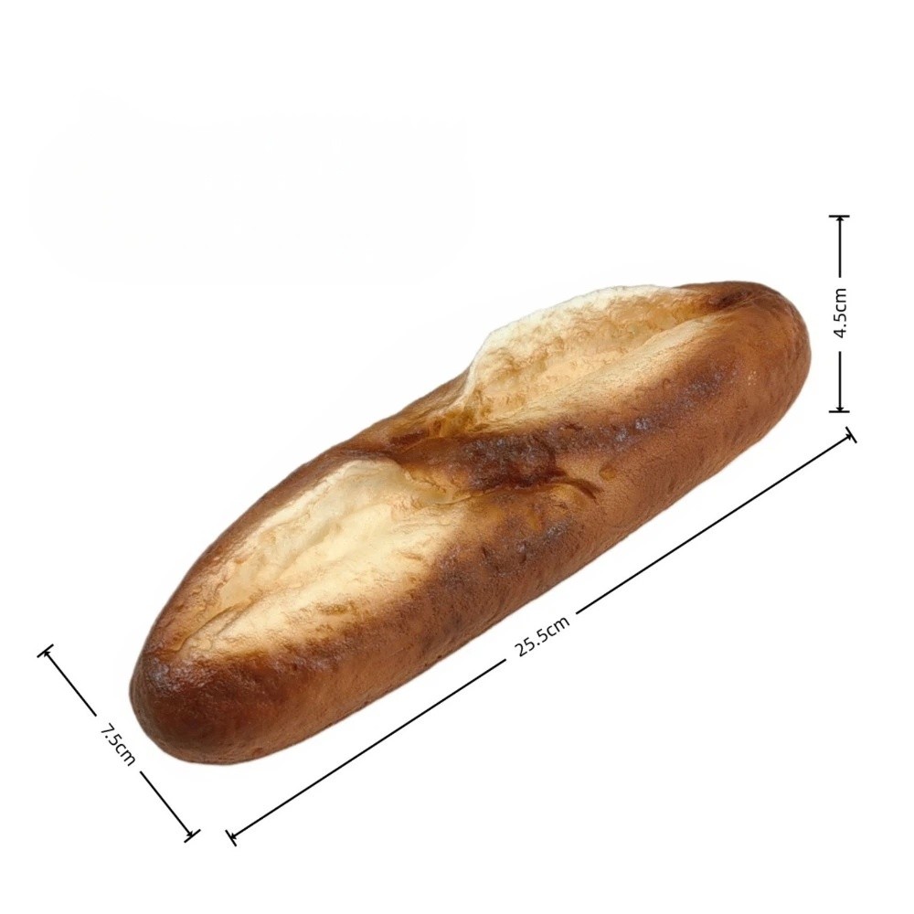 Photography Interest - Roti Imitasi PU Lembut Realistis Tidak