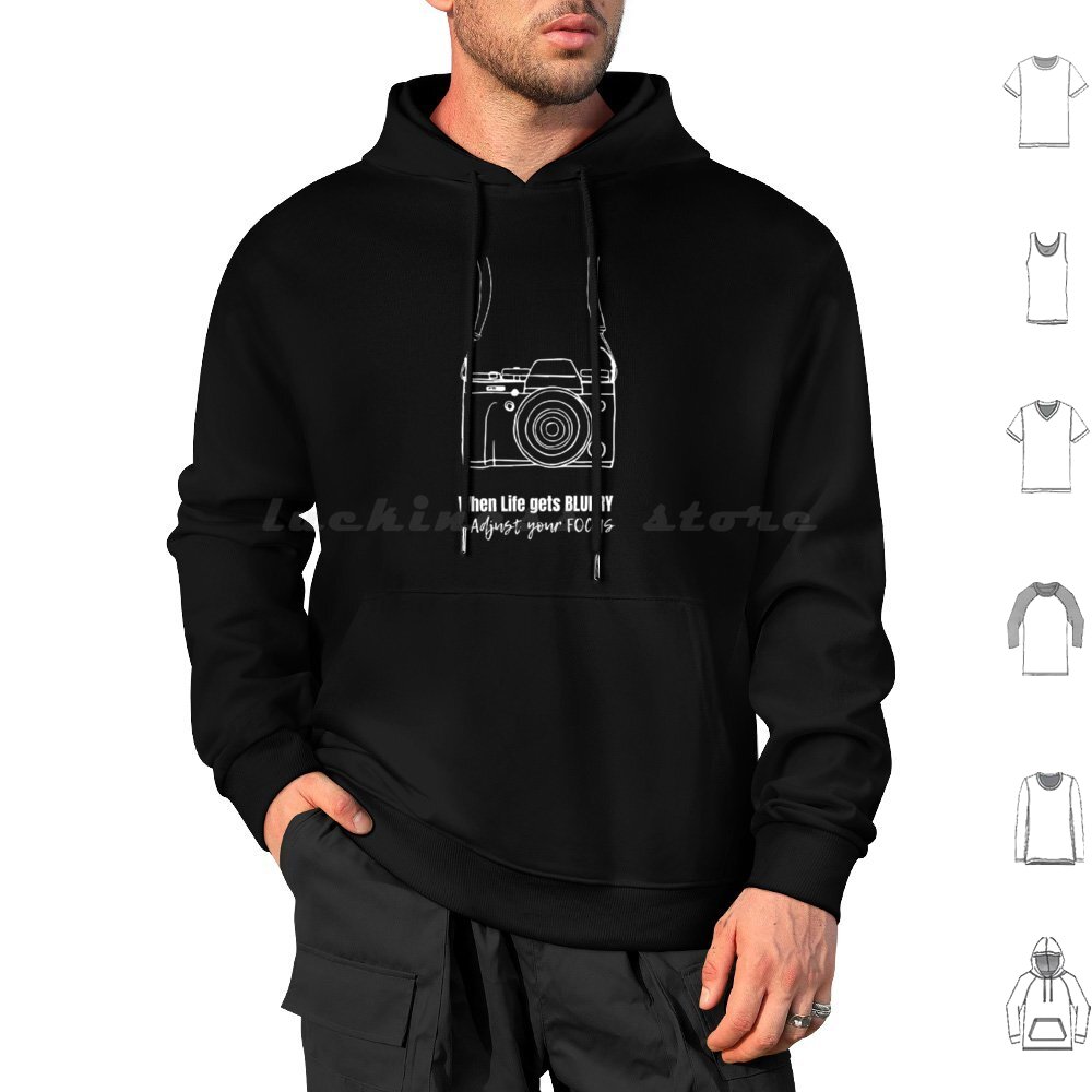 Photography Quotes - Fotografi Inspo Desain Hoodie Katun Lengan
