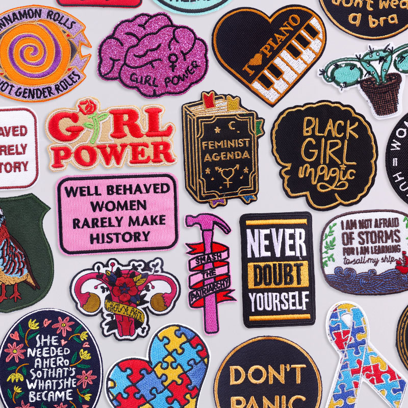 Photography Quotes - Patch Bordir Girl Power, Patch Tempel