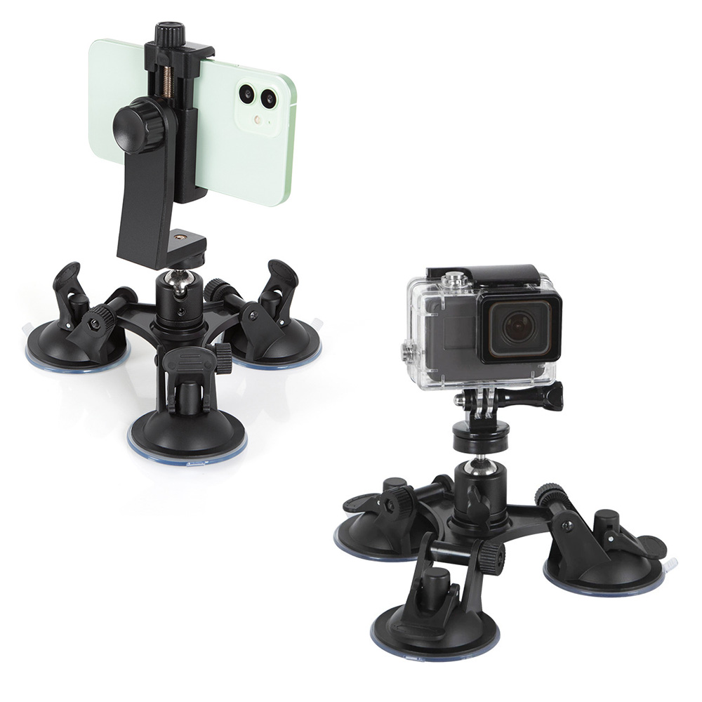 Fluid Head Tripod - Tripod Penyangga Cangkir Hisap Kuat dengan
