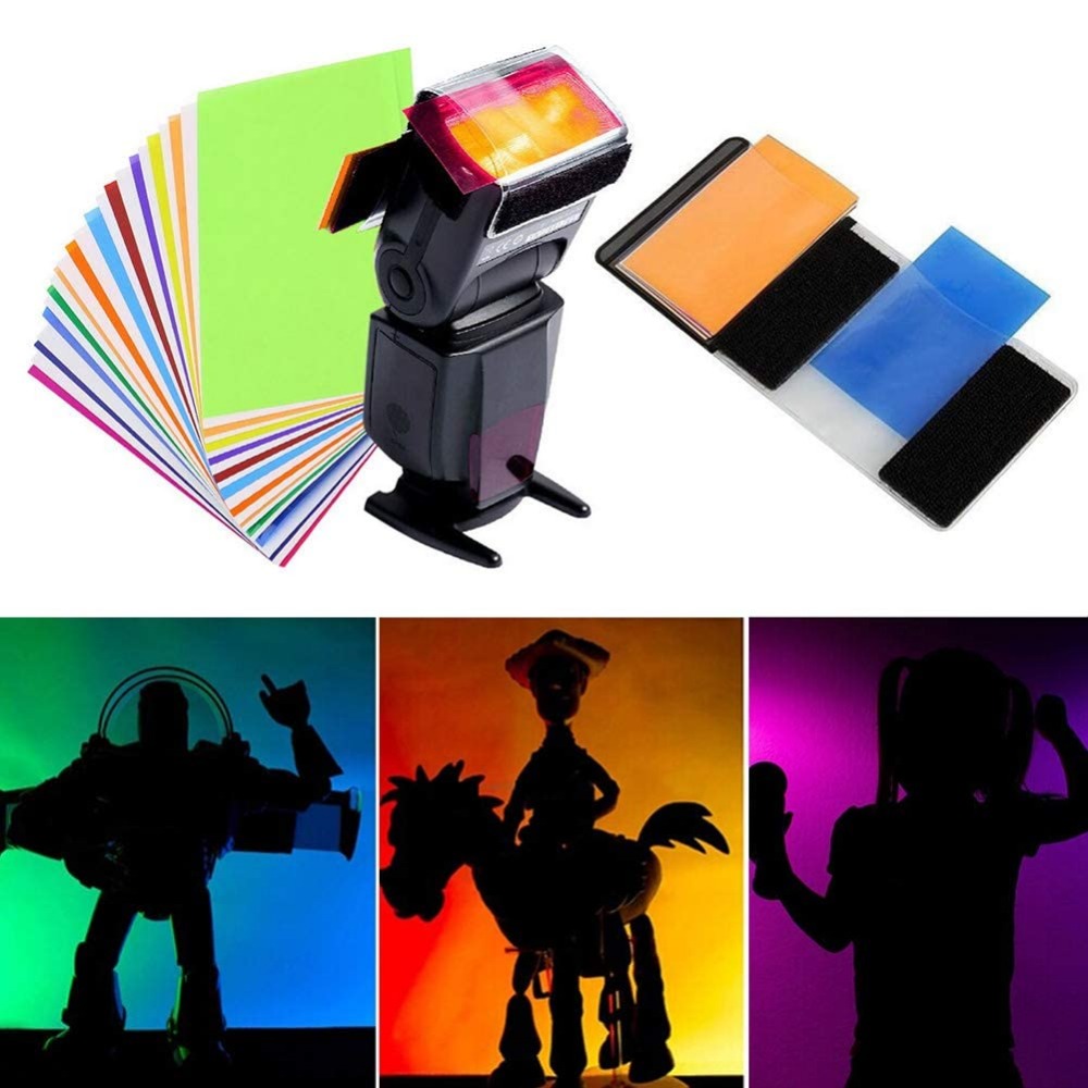 Photography Kit Pro - Kit Filter Pencahayaan Gel Flash Kamera