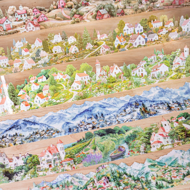 Photography Journal - 6 Gulungan 6Cm×200Cm Set Selotip Bertema