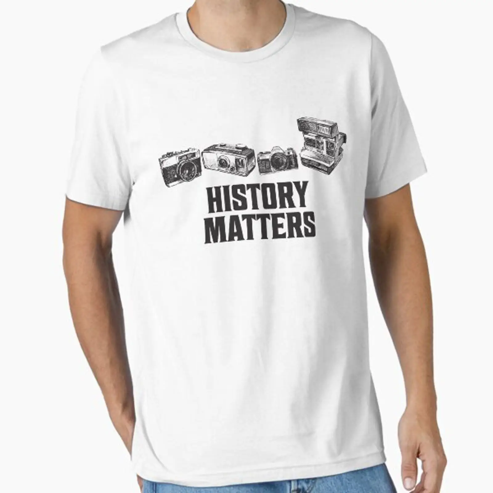 Photography Quotes - Kaos Kutipan Sejarah Fotografi, Atasan Vintage