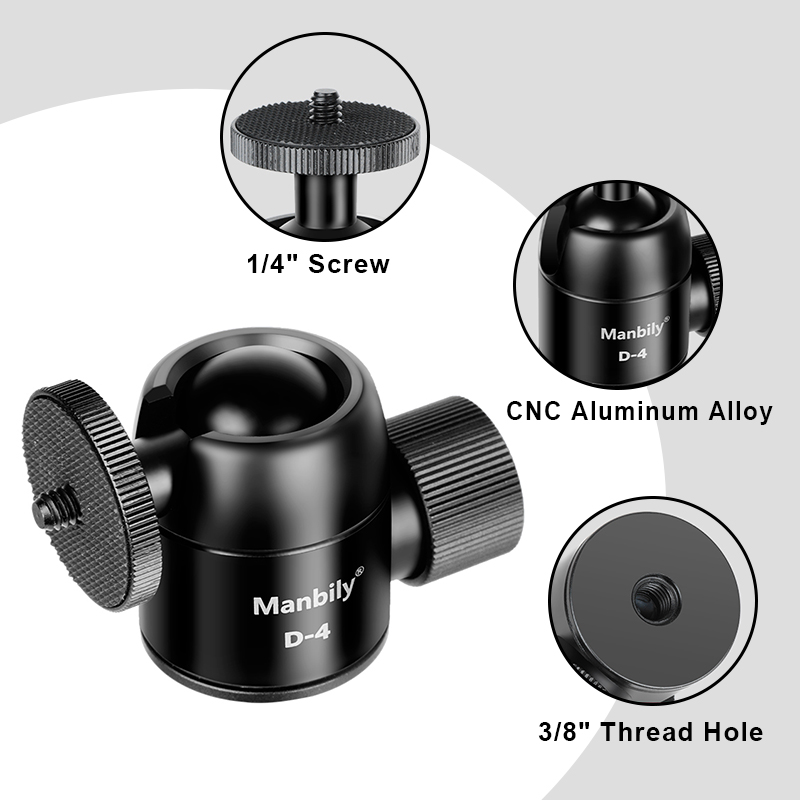 Kepala Tripod Kamera Manbily 2 - Fluid Head Tripod ulasan dan harga