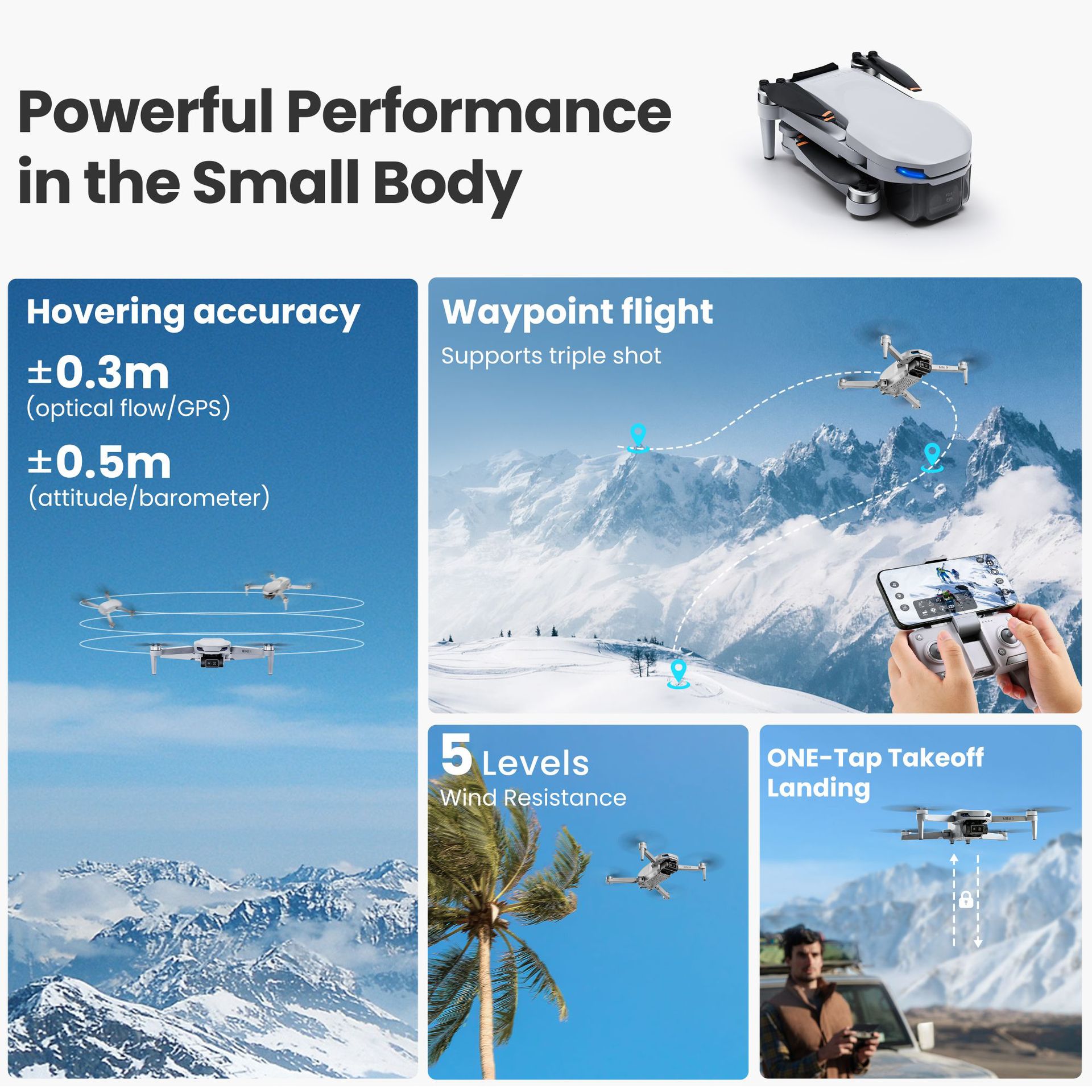Drone Udara 4K HD, Quadcopter  - Photography High Key ulasan dan harga