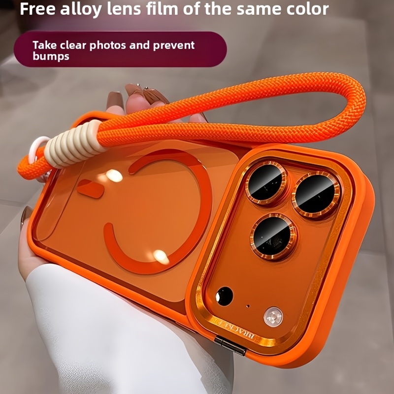 Casing Ponsel Akrilik Magnetik - Camera Wrist Strap ulasan dan harga