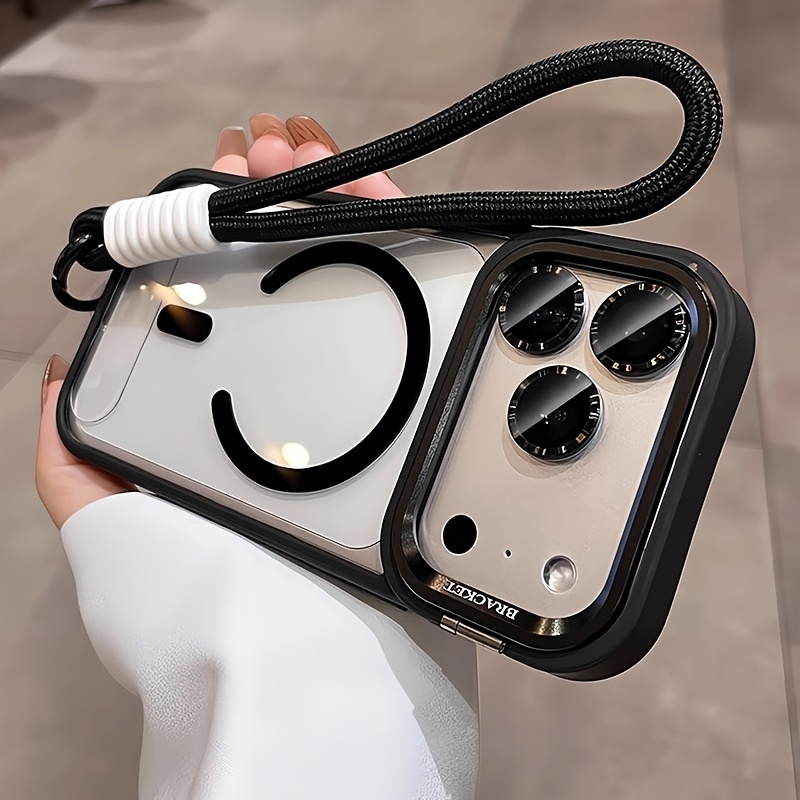 Casing Ponsel Akrilik Magnetik - Camera Wrist Strap ulasan dan harga