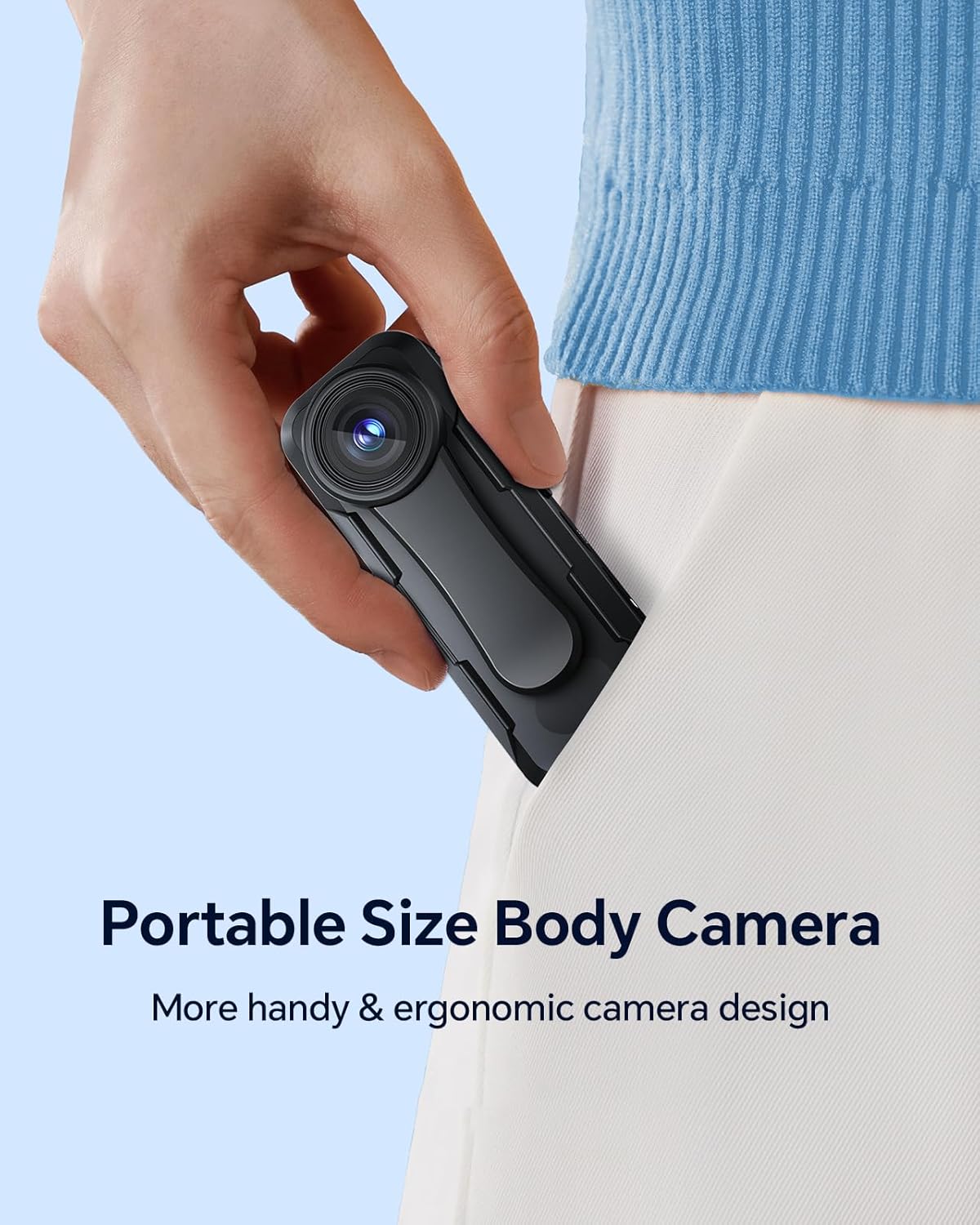 BOBLOV W1 Body Camera 1080P HD - Photography Date ulasan dan harga