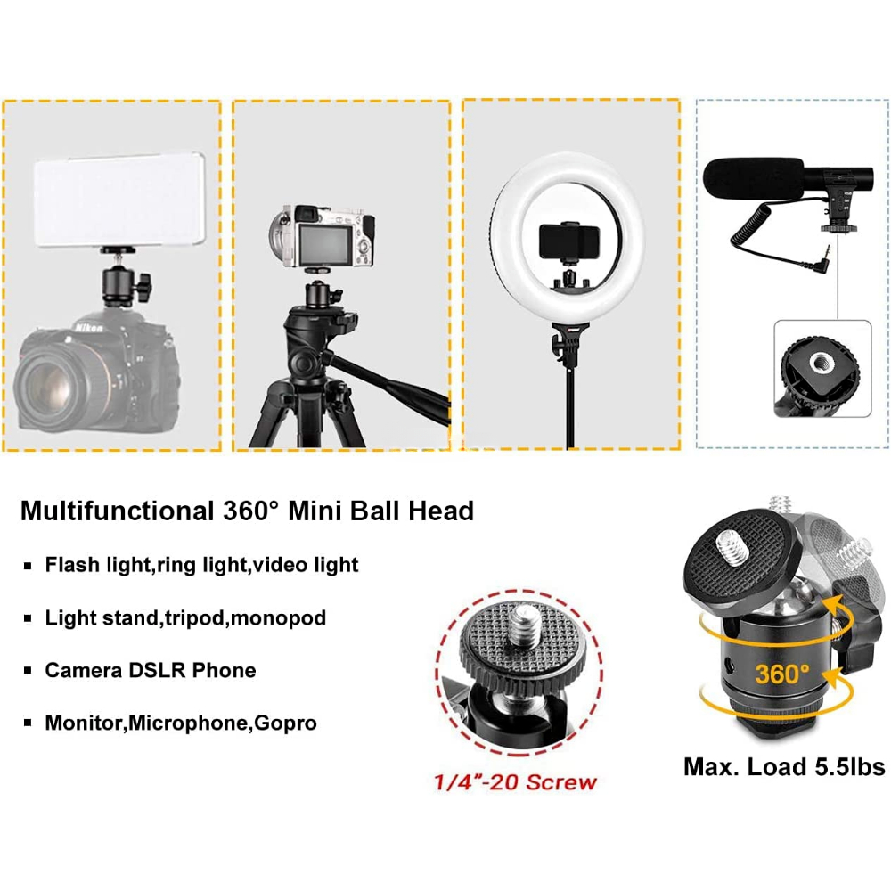 ERIKOLE penjepit Super dengan  - Fluid Head Tripod ulasan dan harga
