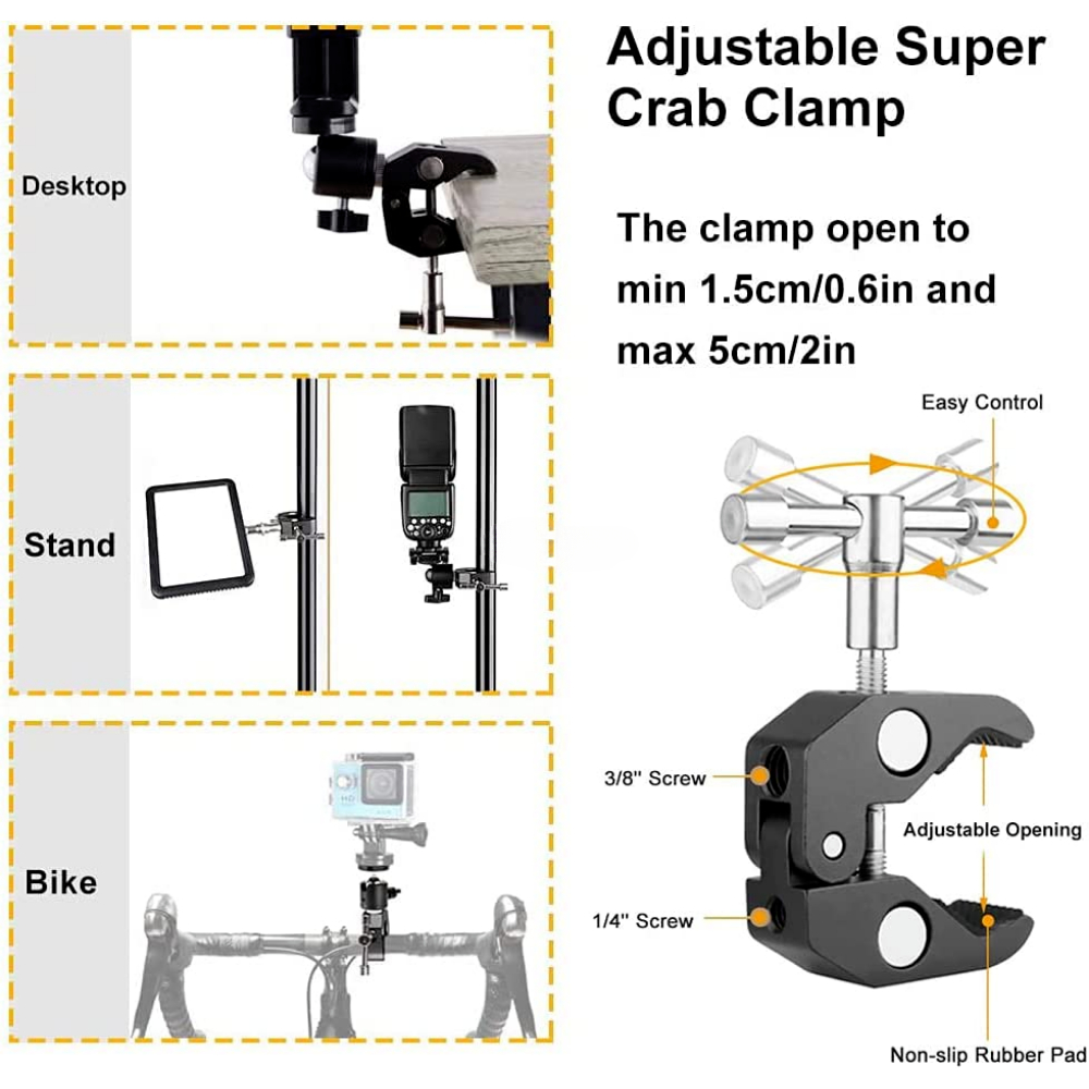 ERIKOLE penjepit Super dengan  - Fluid Head Tripod ulasan dan harga