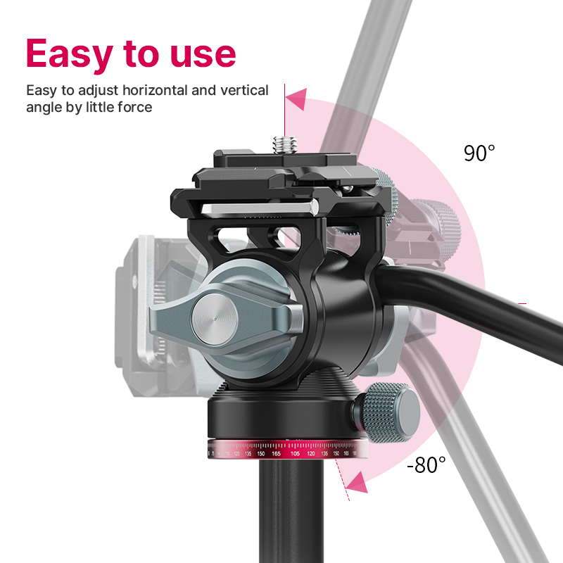 Ulanzi U-190 U190 Tripod panor - Fluid Head Tripod ulasan dan harga
