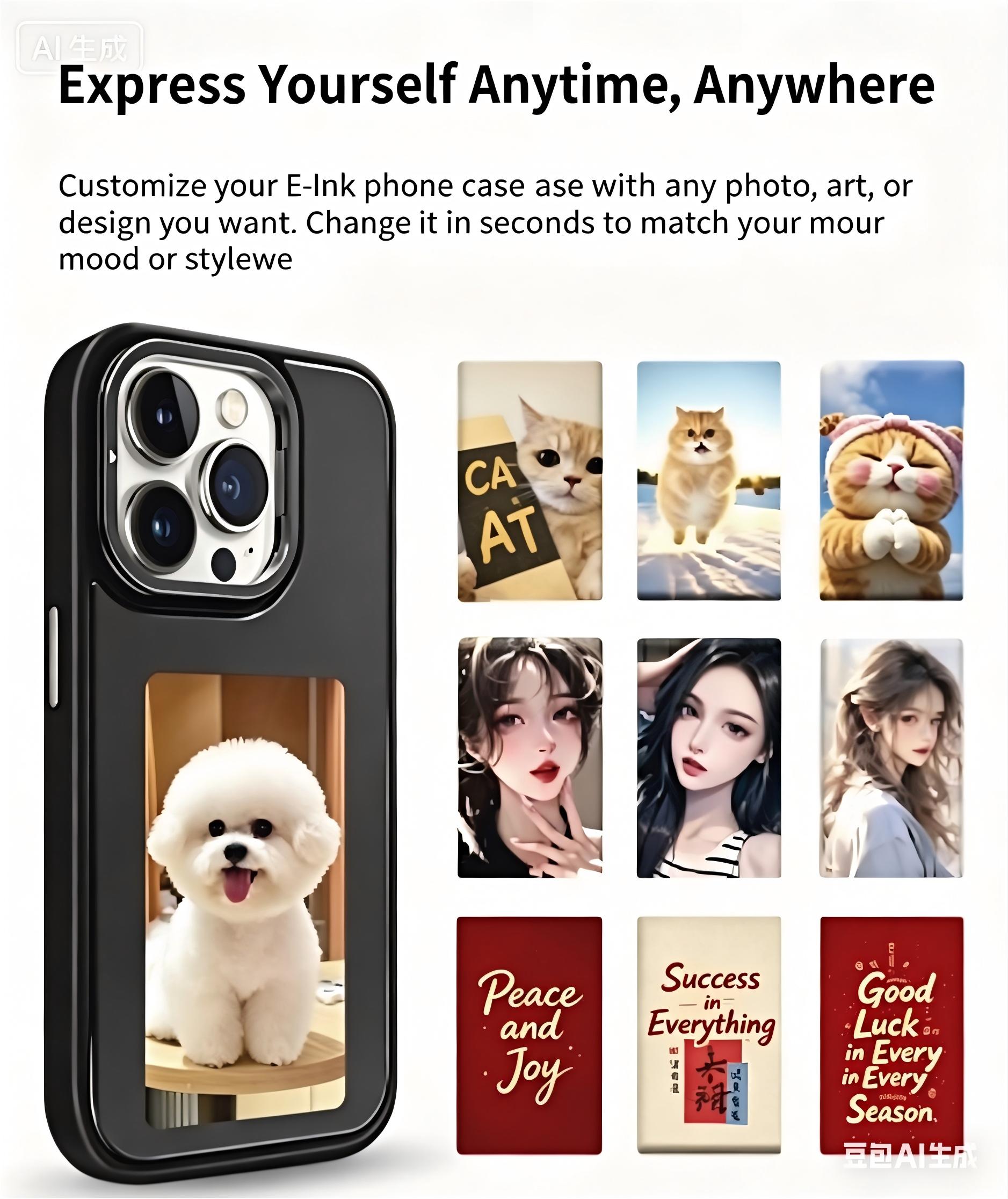 Casing Ponsel NFC Smart E-ink  - Photography Exhibition ulasan dan harga