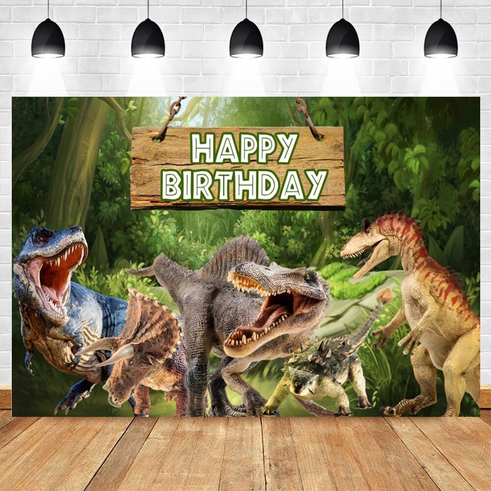Latar Belakang Tema Dinosaurus - Photography Backdrop Muslin ulasan dan harga