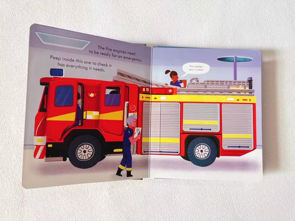 Usborne Peep Inside How A Fire - Photography Job ulasan dan harga