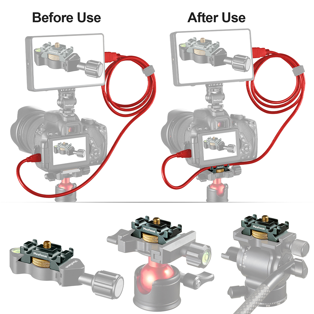 Klem kabel kamera dengan Arca  - Fluid Head Tripod ulasan dan harga
