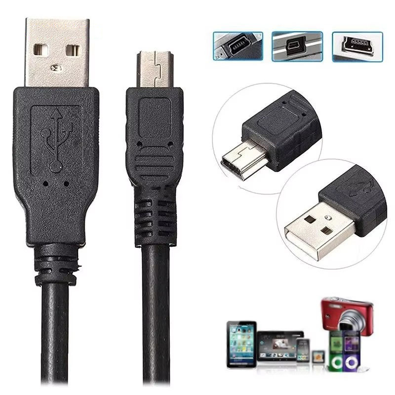 Kabel USB2.0 5Pin MINI USB Tem - Photography Date ulasan dan harga