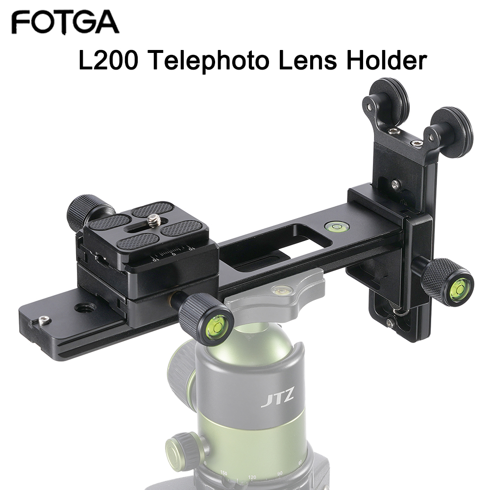 FOTGA lensa telefoto L200 10kg - Fluid Head Tripod ulasan dan harga