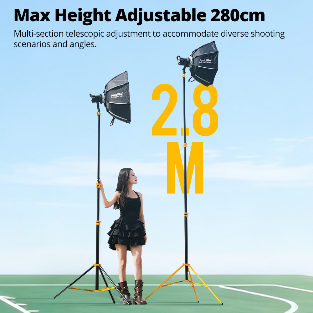 AMBITFUL GM280Y 280cm Penyangg - Photography Kit Pro ulasan dan harga