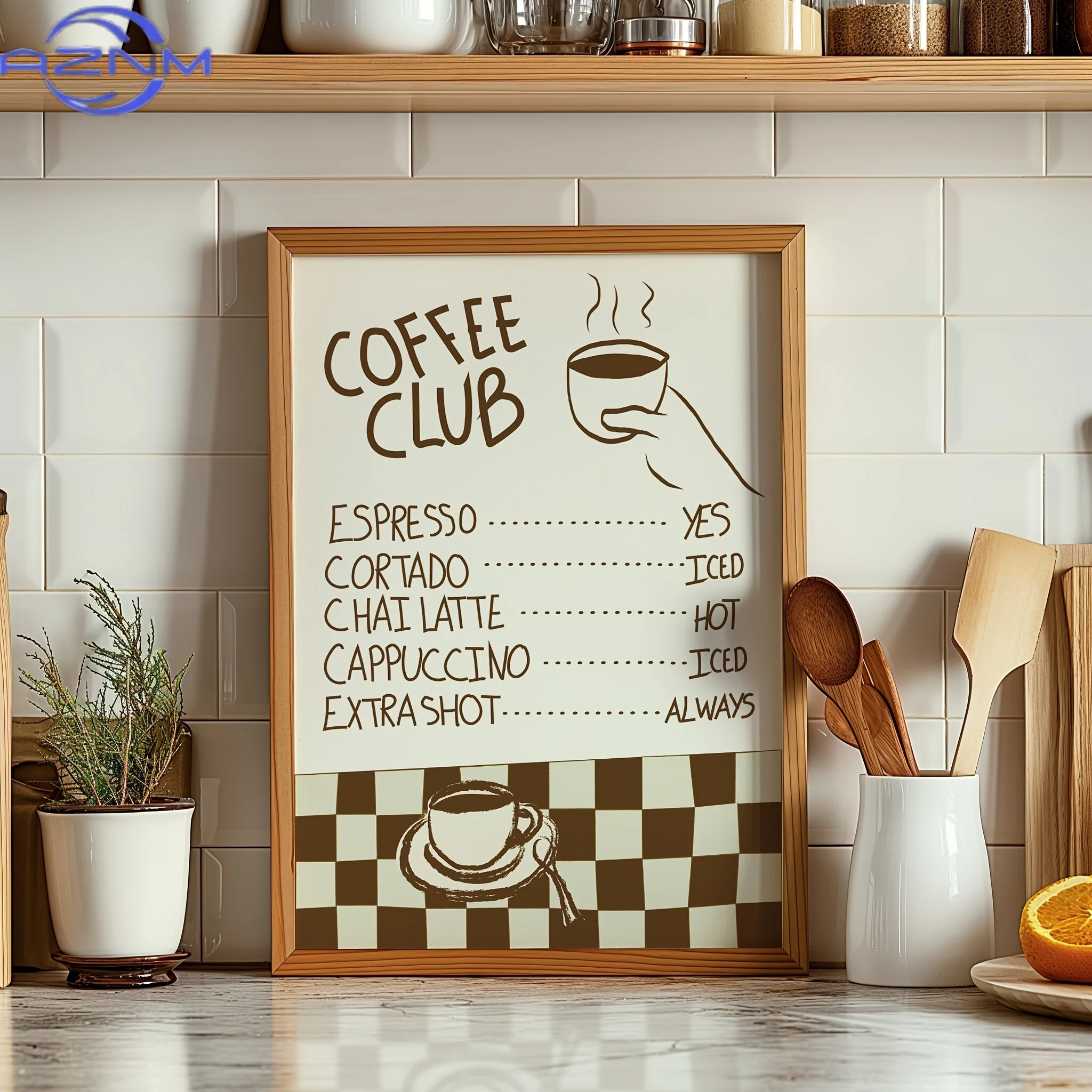 Lukisan Cetak Kopi Seni Teks H - Photography Pose ulasan dan harga