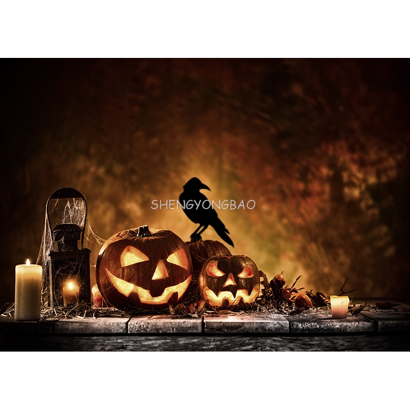 Latar belakang Halloween lente - Photography Backdrop Muslin ulasan dan harga