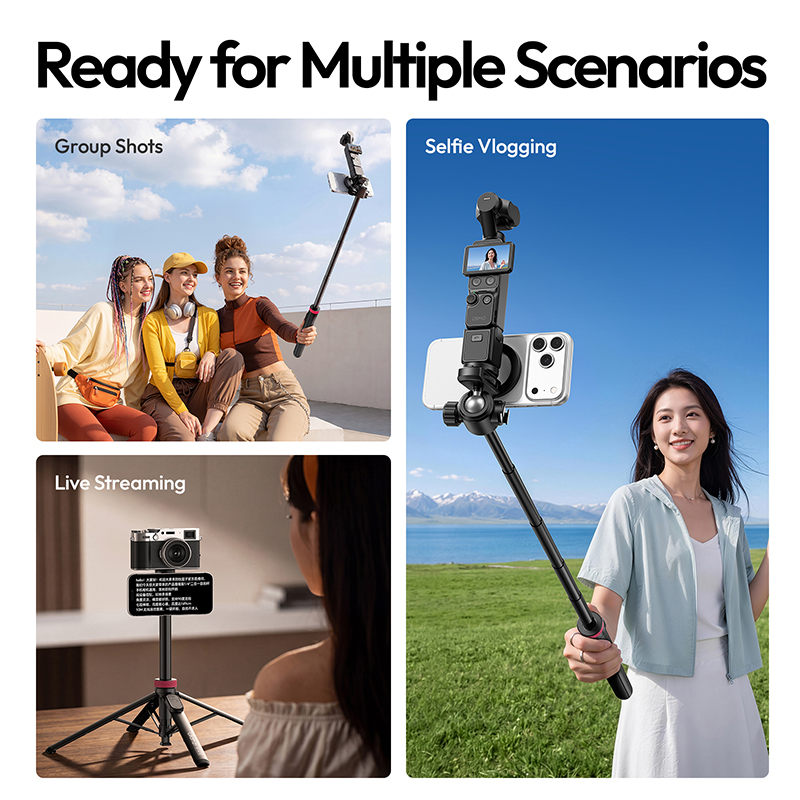Ulanzi MT-44 M 2-in-1 Magnetik - Fluid Head Tripod ulasan dan harga