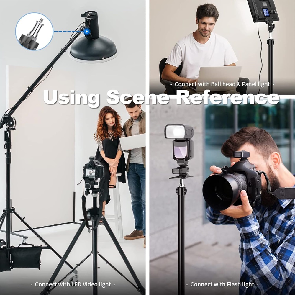 Selens 3 buah sekrup ulir adap - Fluid Head Tripod ulasan dan harga