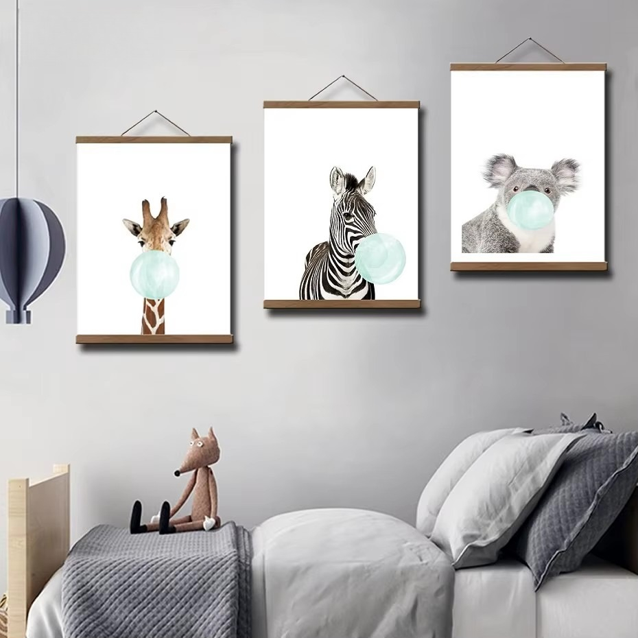 Bingkai Gantungan Poster Kayu  - Photography Types ulasan dan harga