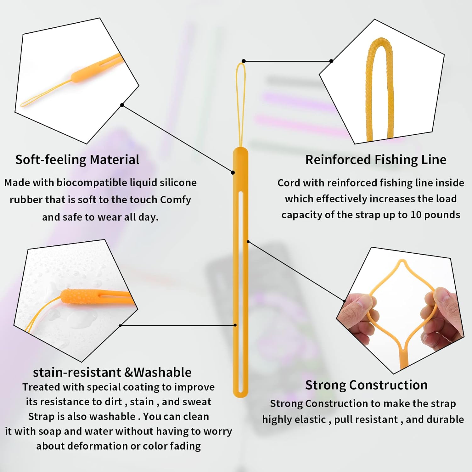 8 Buah Tali Pergelangan Tangan - Camera Wrist Strap ulasan dan harga