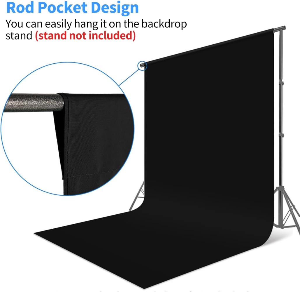 Latar Belakang Hitam untuk Fot - Photography Backdrop Muslin ulasan dan harga